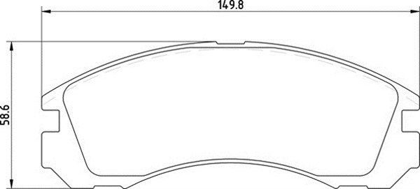 MAGNETI MARELLI Piduriklotsi komplekt,ketaspidur 363710203025